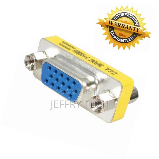 Vga Female to Female 15 Pin Coupler Gender Changer Converter - thumbnail 3