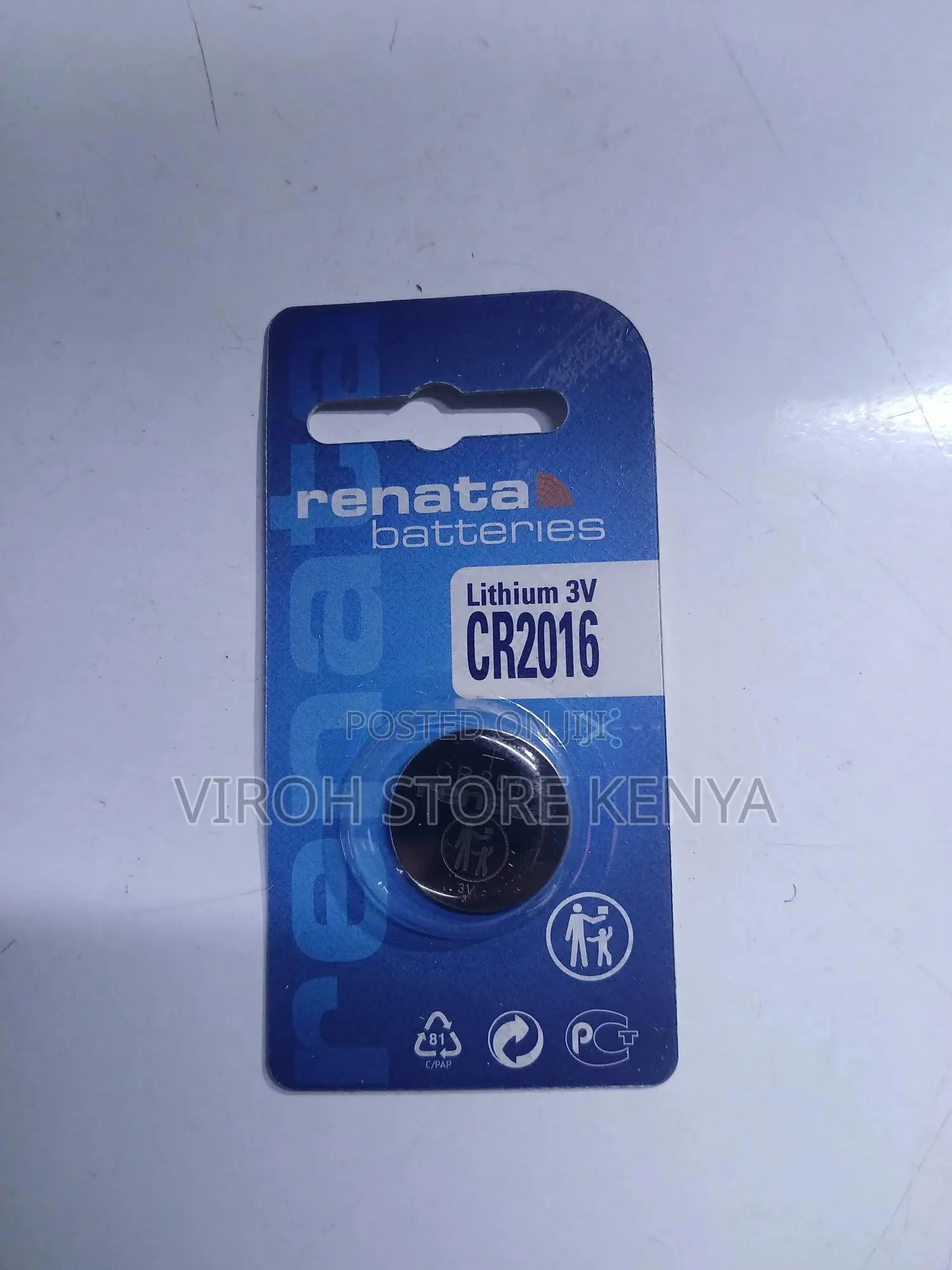 Renata Cr2016 Lithium Battery (3v)
