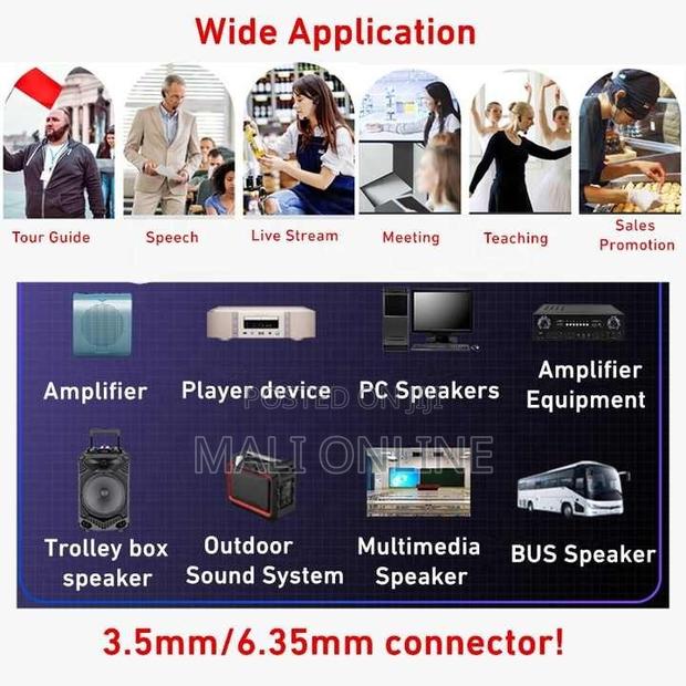 2-pack Wireless Headset Microphones Dual Head-worn Mics - thumbnail 4