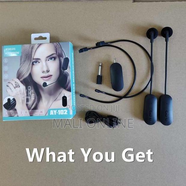 2-pack Wireless Headset Microphones Dual Head-worn Mics - thumbnail 7