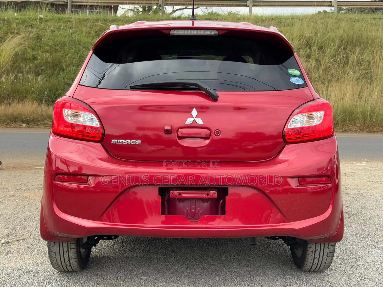 Mitsubishi Mirage 2018 Red
