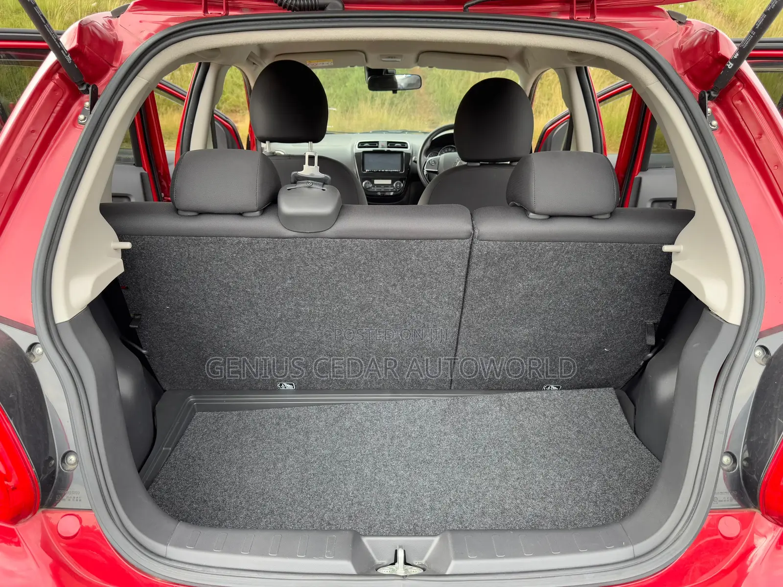 Mitsubishi Mirage 2018 Red