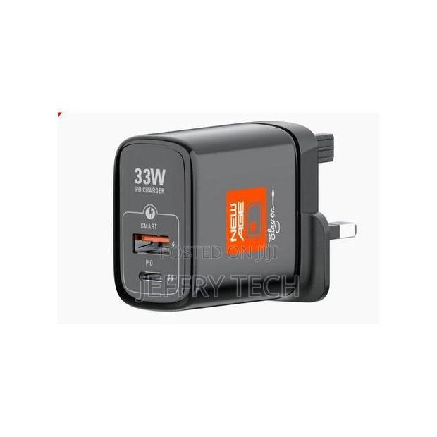 Pd 33w Usb-C Usb-a Output Fast Phone Charger