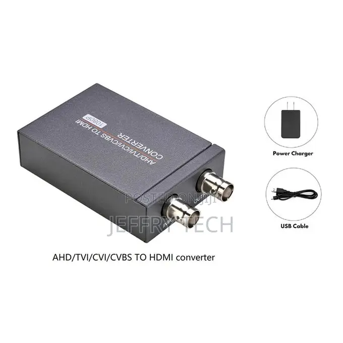 Ahd/Tvi/Cvi/CVBS to Hdmi-Compatible Converter 3mp/4mp Signa
