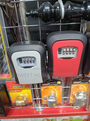 Metallic Keylock Box Grey/Red - main view