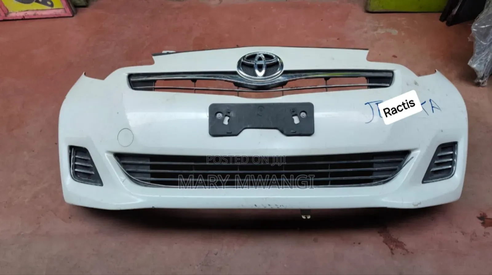 Ex Japan Ractis 2012 Front Bumper