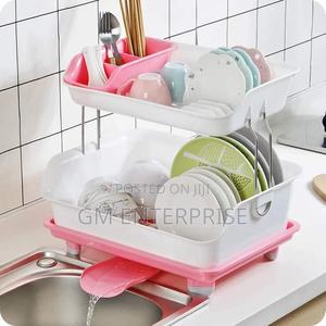 Two Layer Dish Rack Dish Drainer - thumbnail 2