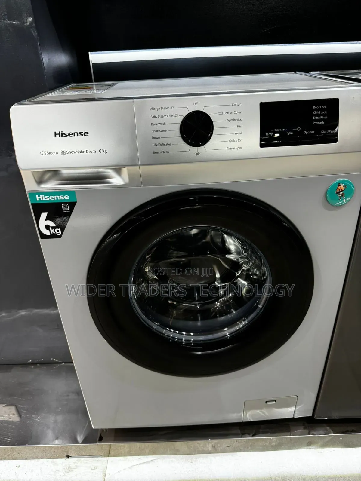 *Hisense Washing Machine* *Full Auto Wash* *& Spin 6kg Slver