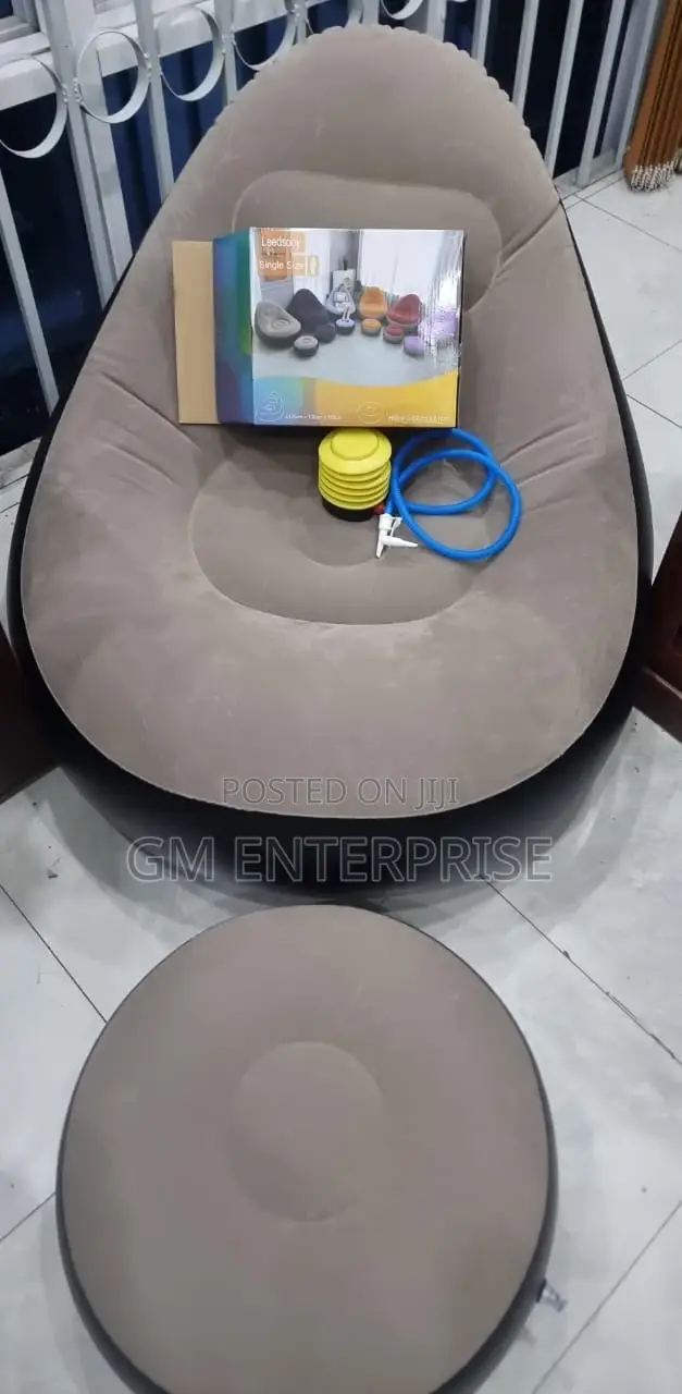 2in1 Inflatable Sofa +Foot Stool +Manual Pump