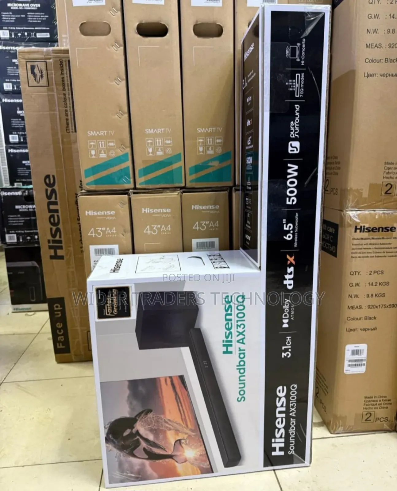 Hisense Sounds Bar Ax3100q 500watts