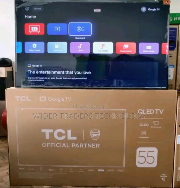 Tcl 55 " Smart Qled Google Tv - main view