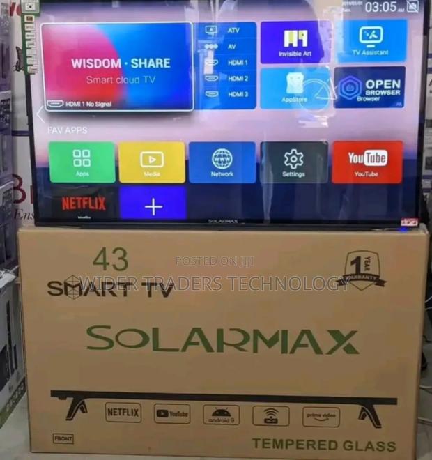 Solarmax 43inche Smart Android Digital Tv Bluetooth Enabledp - main view