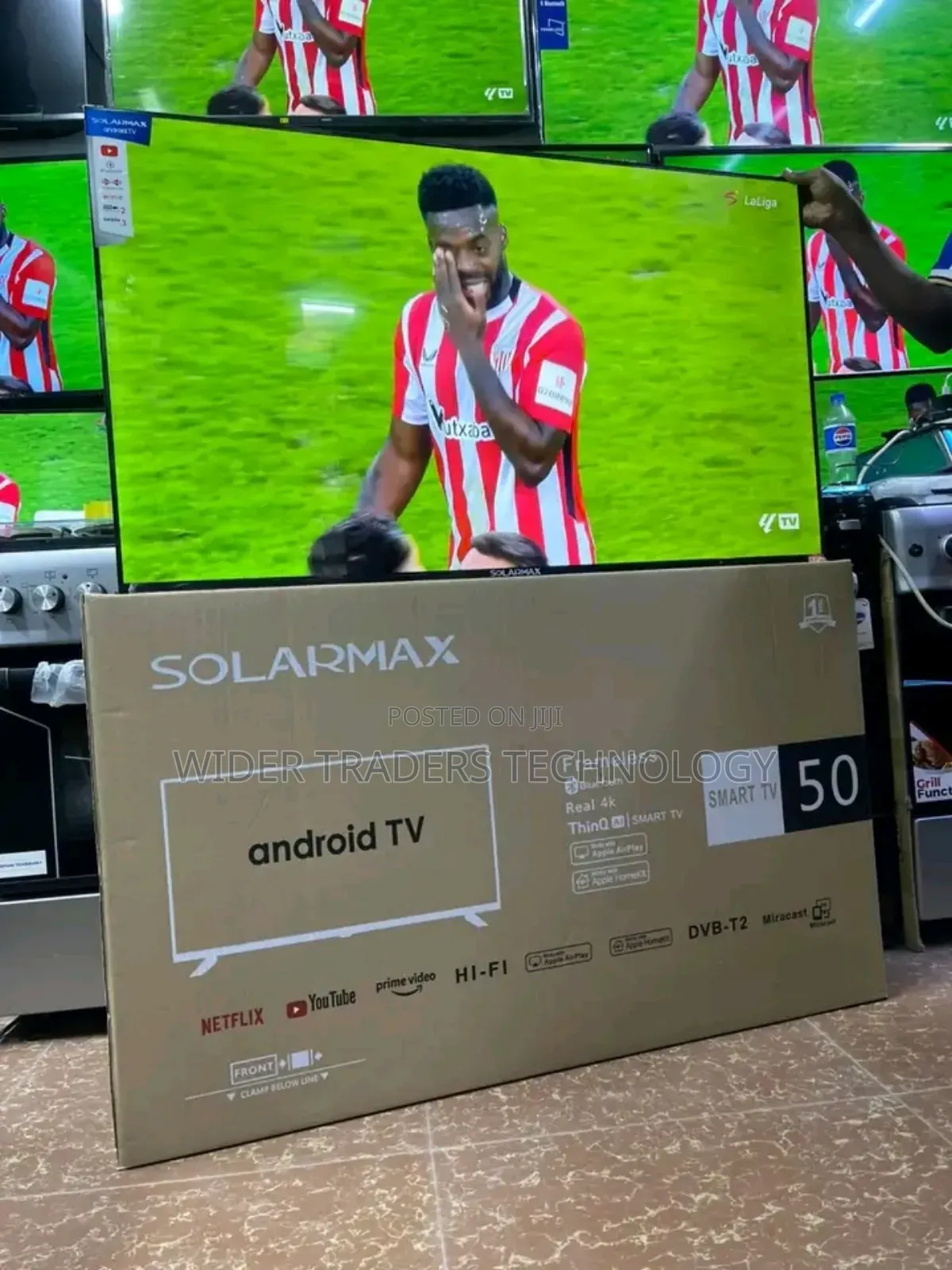 50 Inches Solarmax Smart Android Tv Flameless