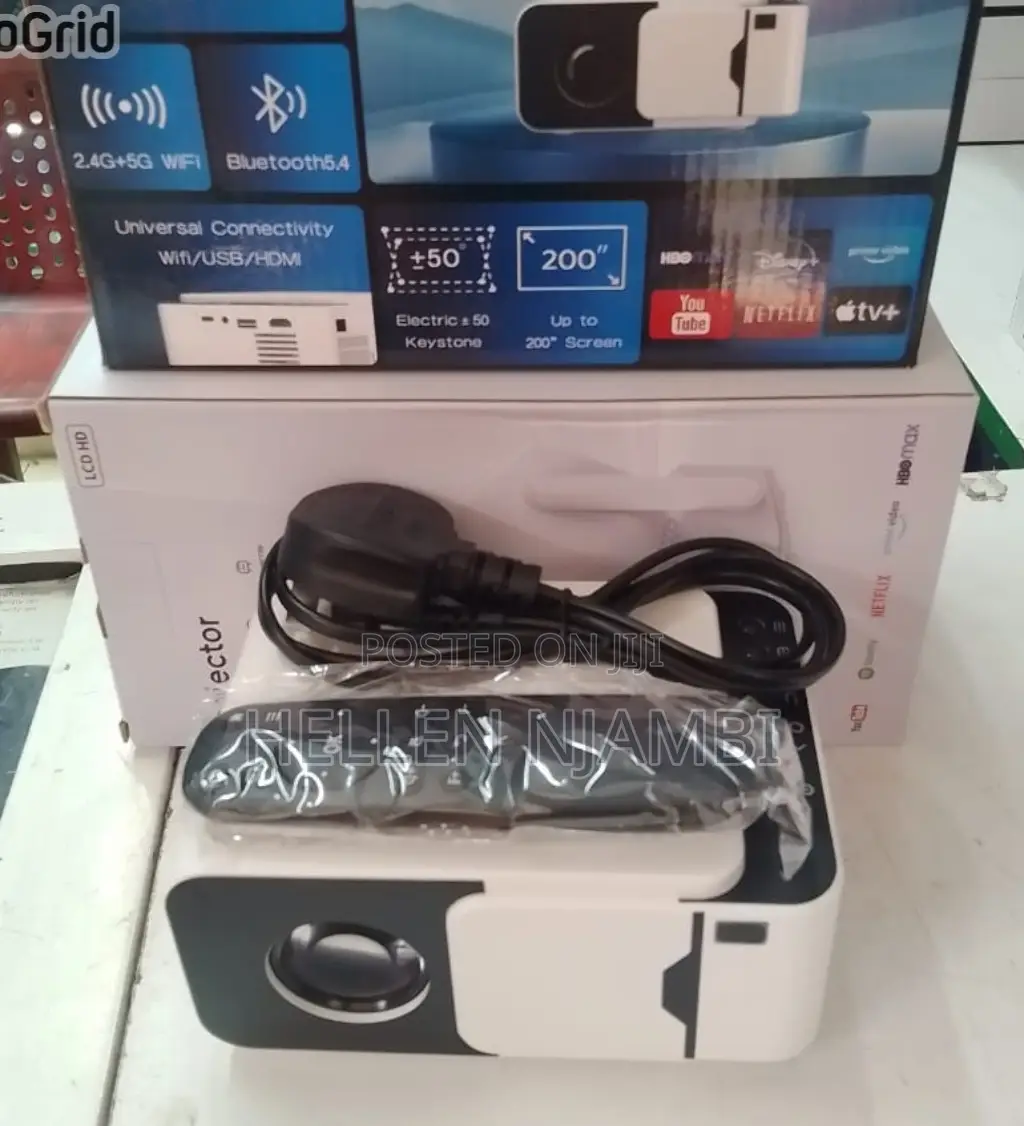 Mini Portable Wifi Smart T5 Video Projector