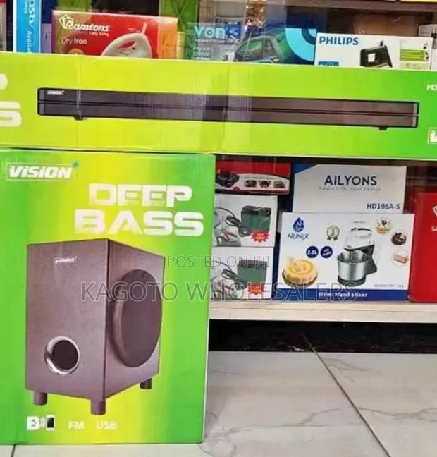 Vision Deep Base Sound Bar System Bt/Usb/Fm-vs Black - main view