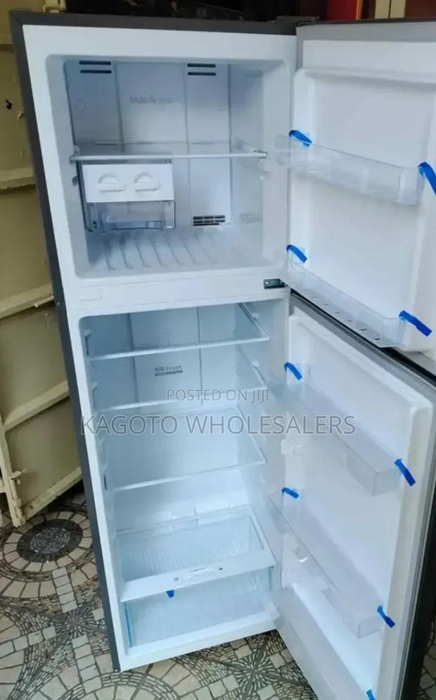 Mika 255 Litres Double Door Refrigerator (Grey) M255l/Rf