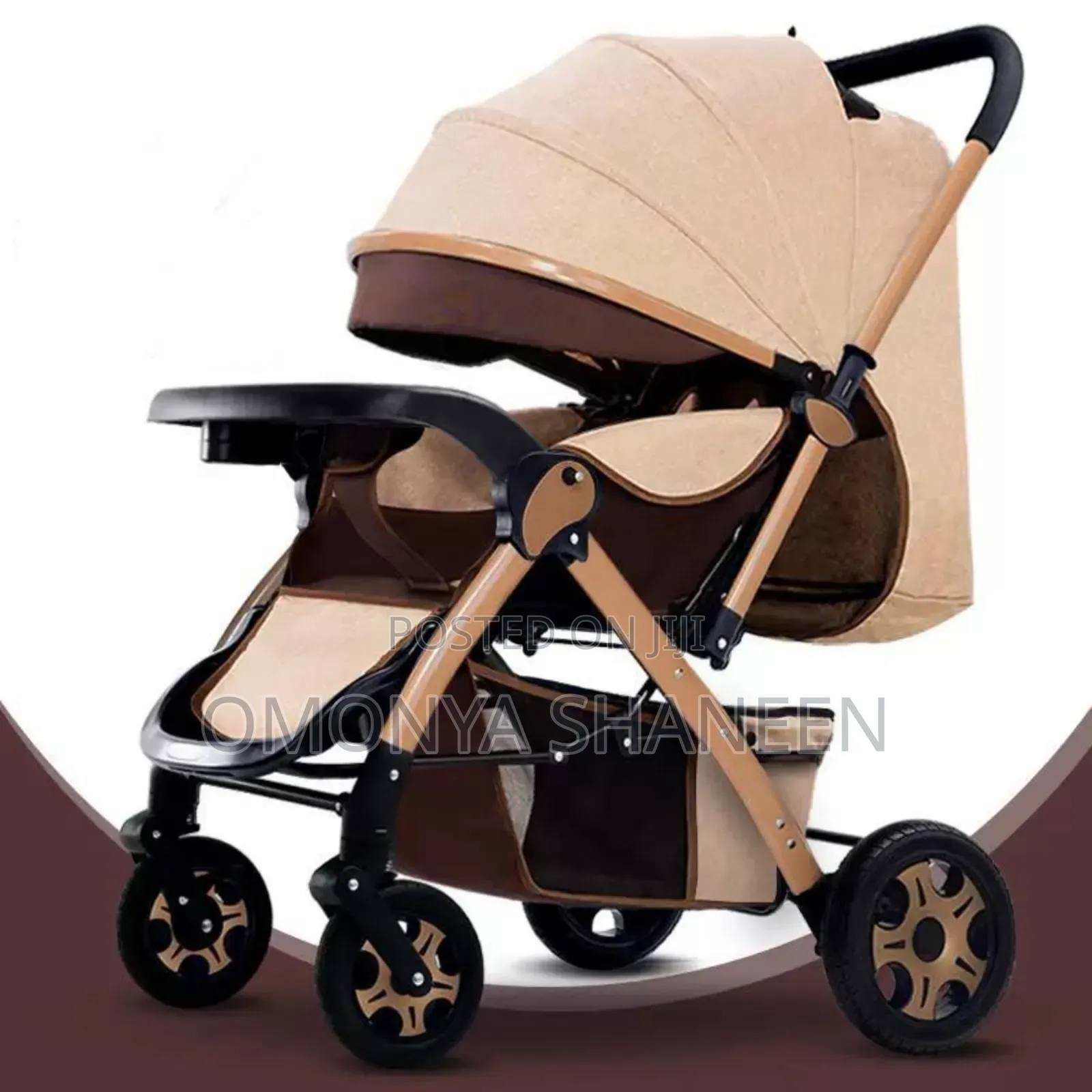 Luxury Baby Stroller With Reversible Handles