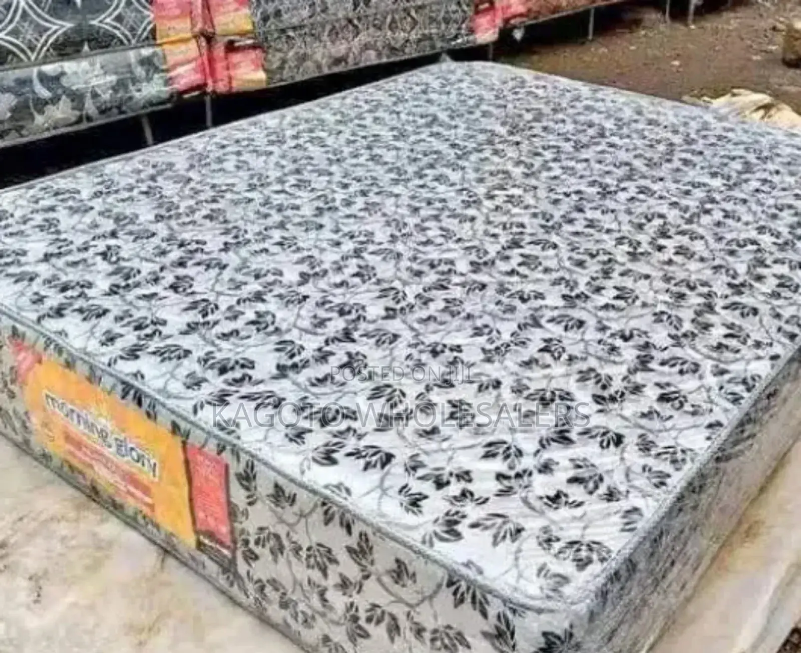 Mattress 6 * 6 10 Inches Grey