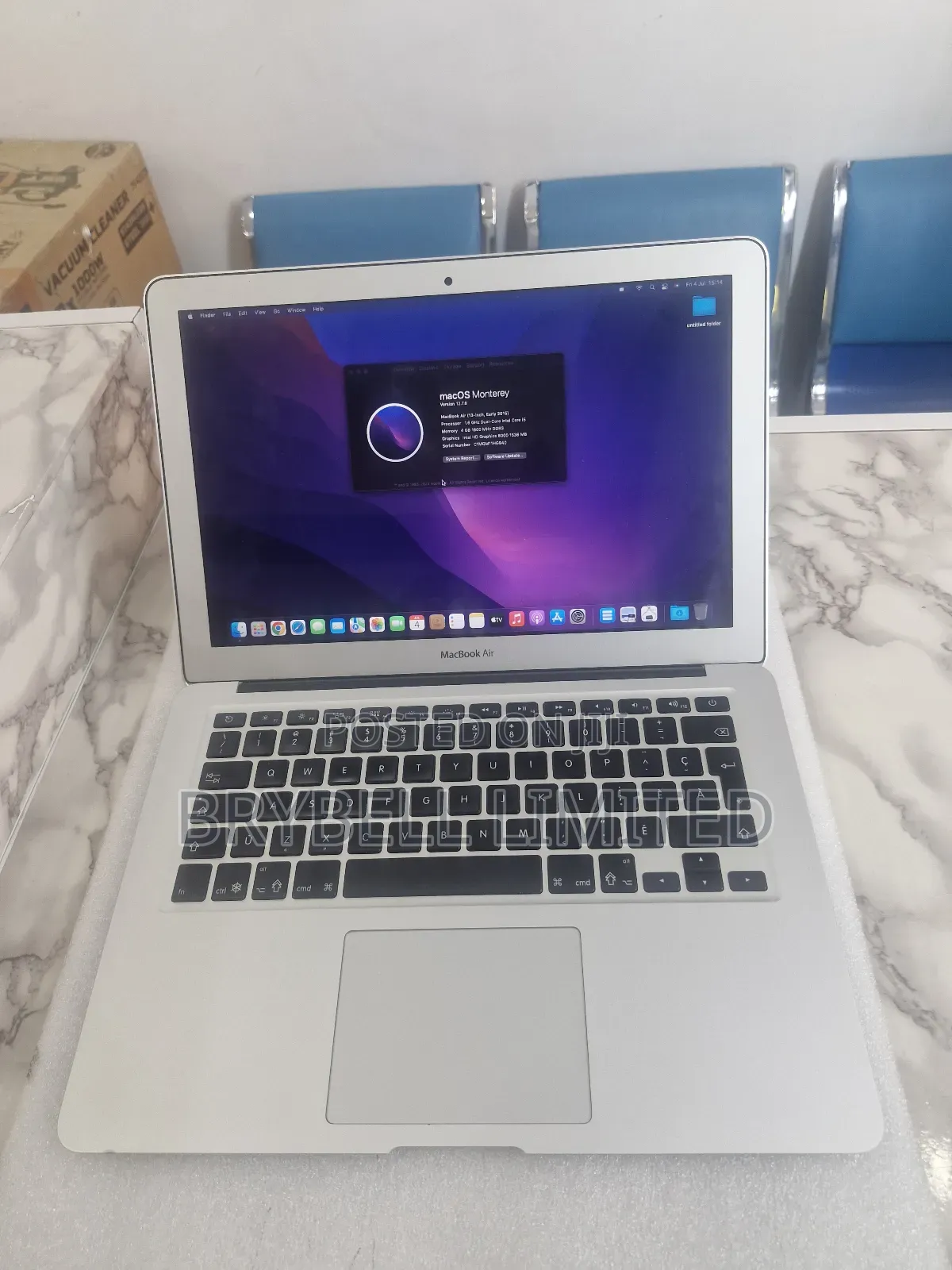 Laptop Apple MacBook Air 2015 6GB Intel Core I5 SSD 256GB