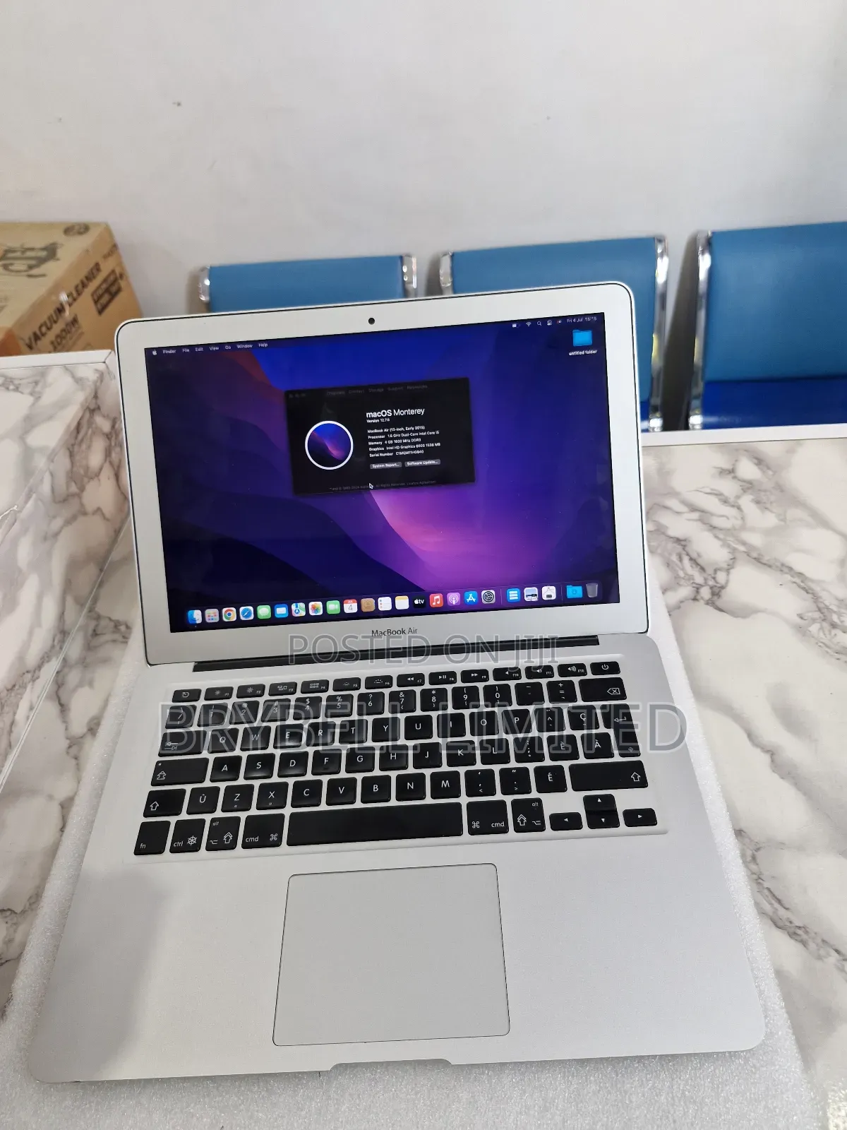 Laptop Apple MacBook Air 2015 6GB Intel Core I5 SSD 256GB