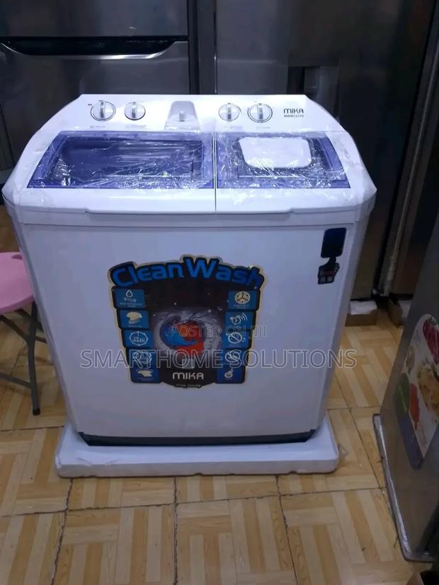 Mika 10kg Twin Tub Laundry Washer – Semi Automatic - main view