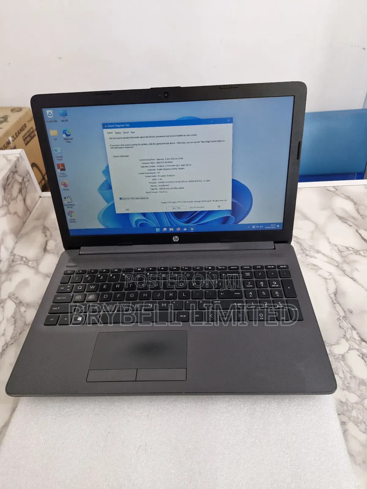Laptop HP 15 8GB Intel Core I5 SSD 512GB