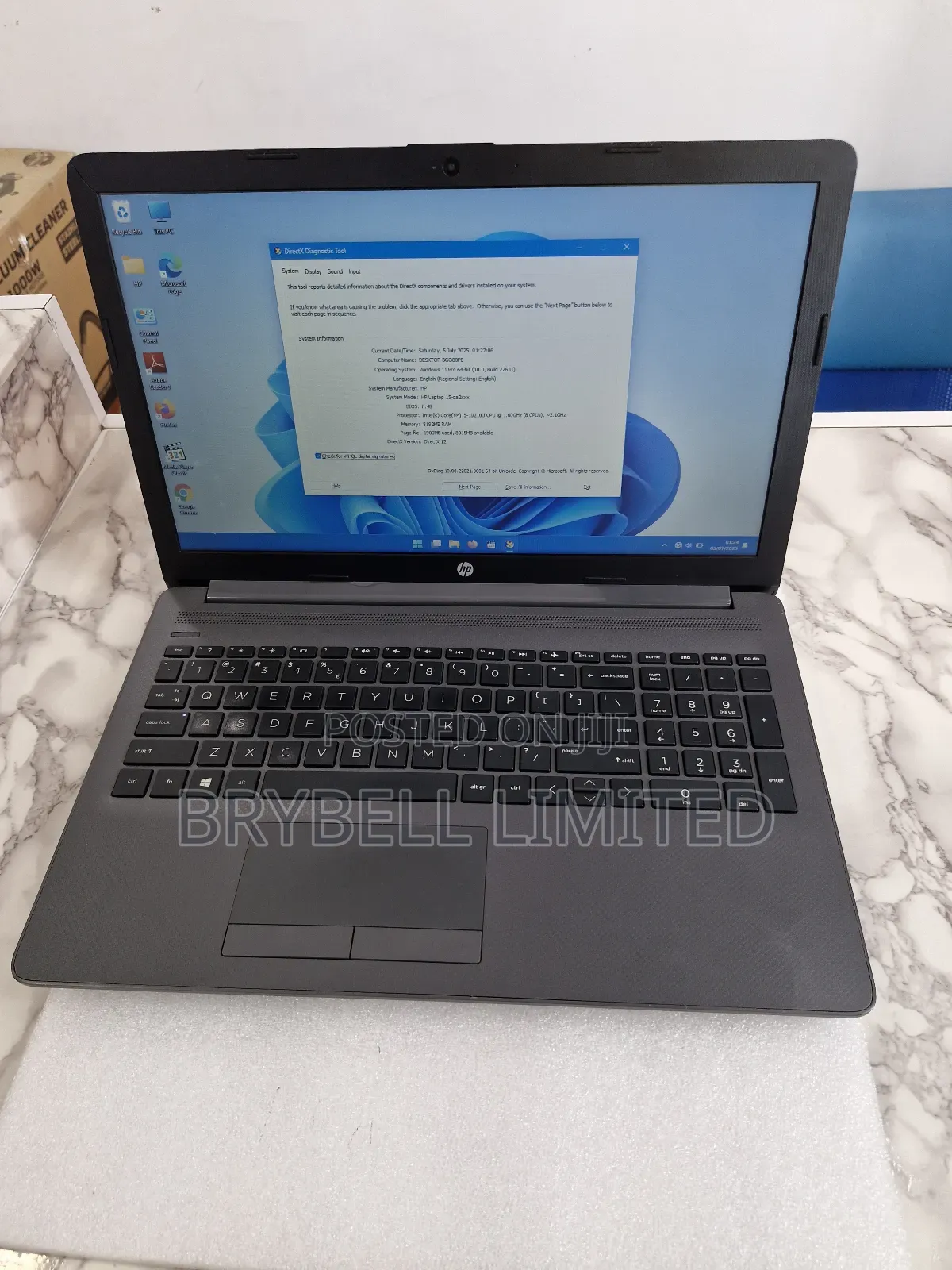Laptop HP 15 8GB Intel Core I5 SSD 512GB