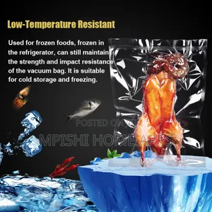 100pcs Transparent Vacuum Sealer Bags 22cm × 32cm