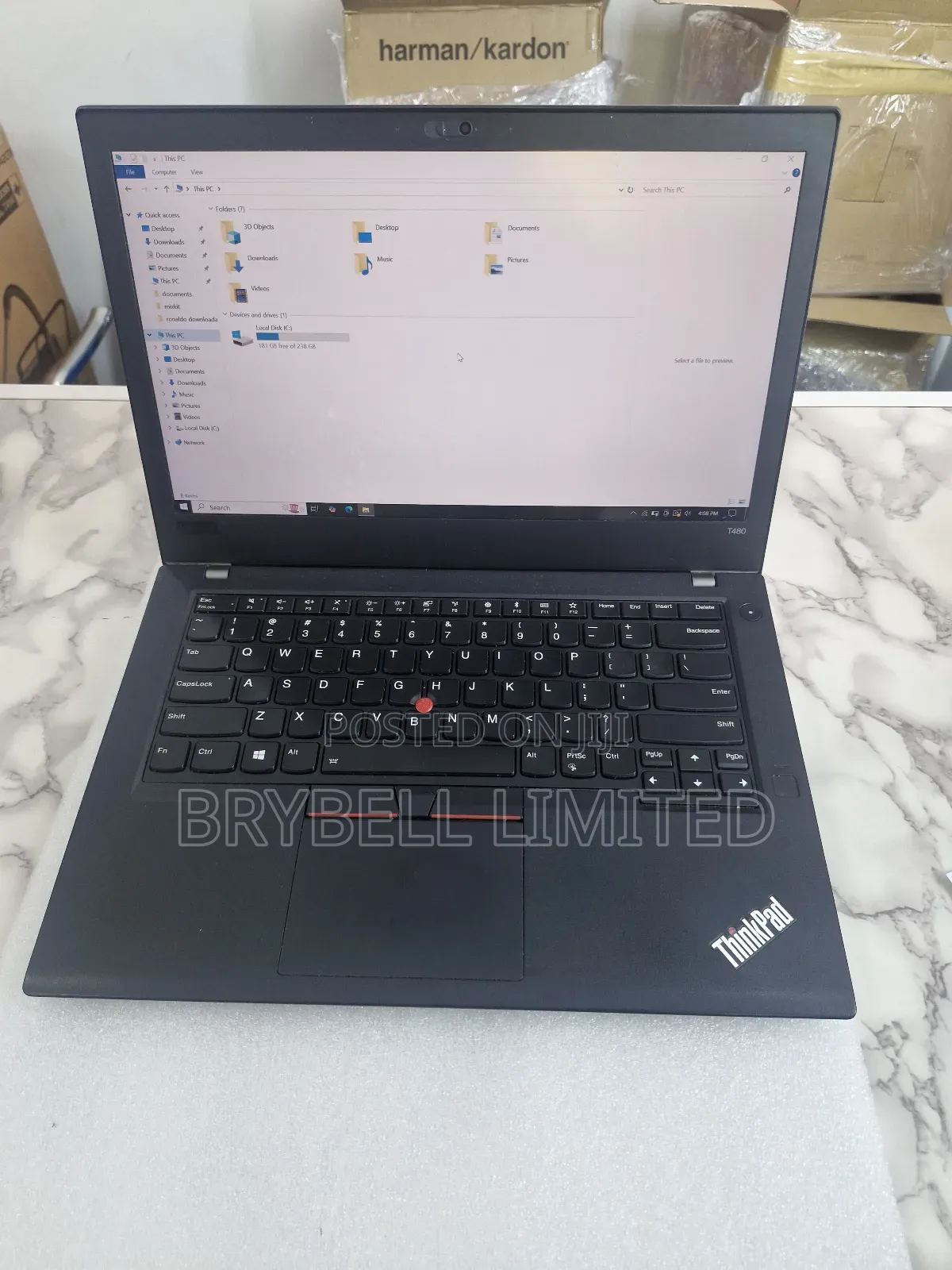 Laptop Lenovo ThinkPad T480 16GB Intel Core I7 SSD 256GB