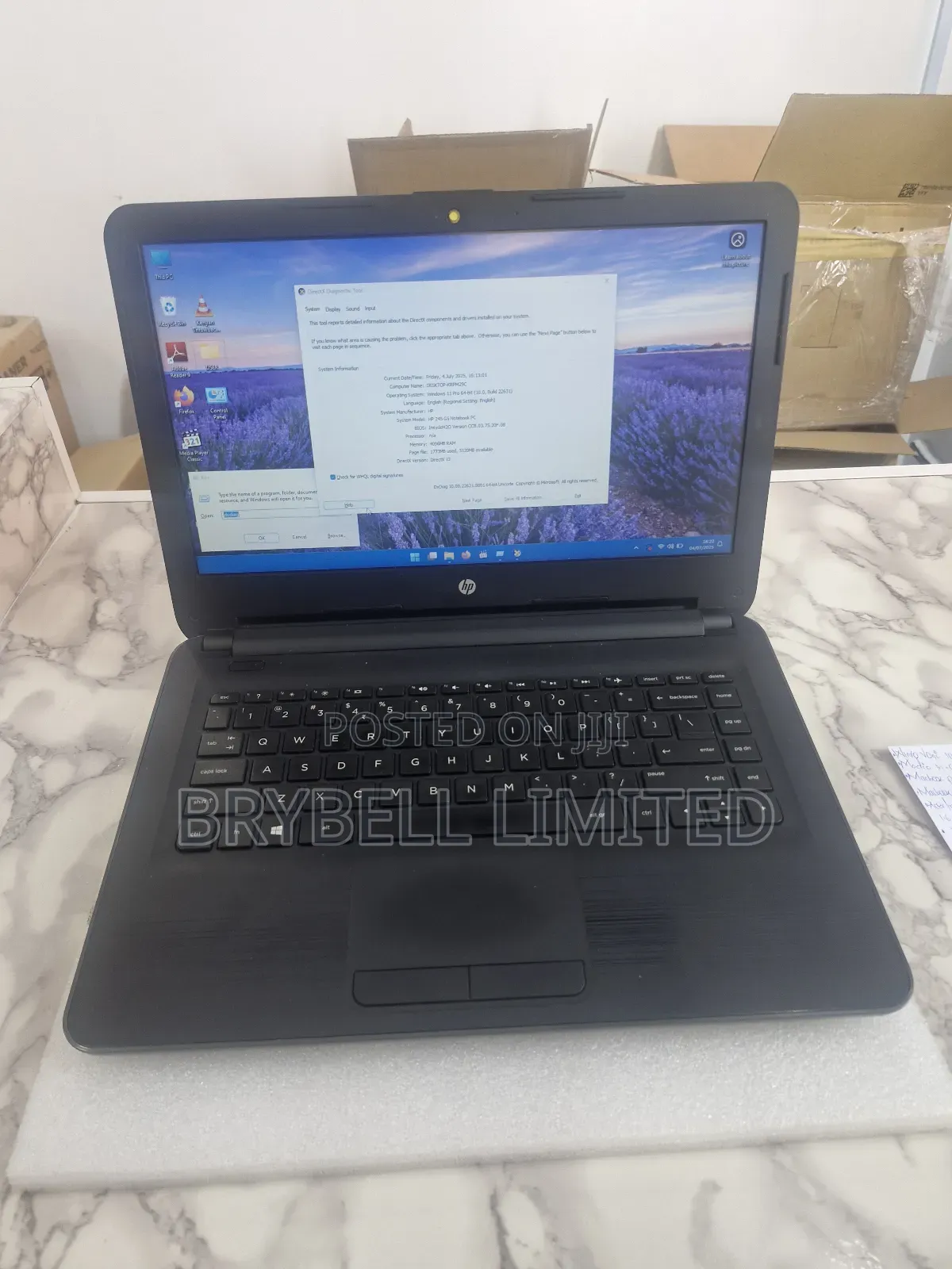 Laptop HP 245 G4 8GB AMD A6 HDD+SSD 256GB
