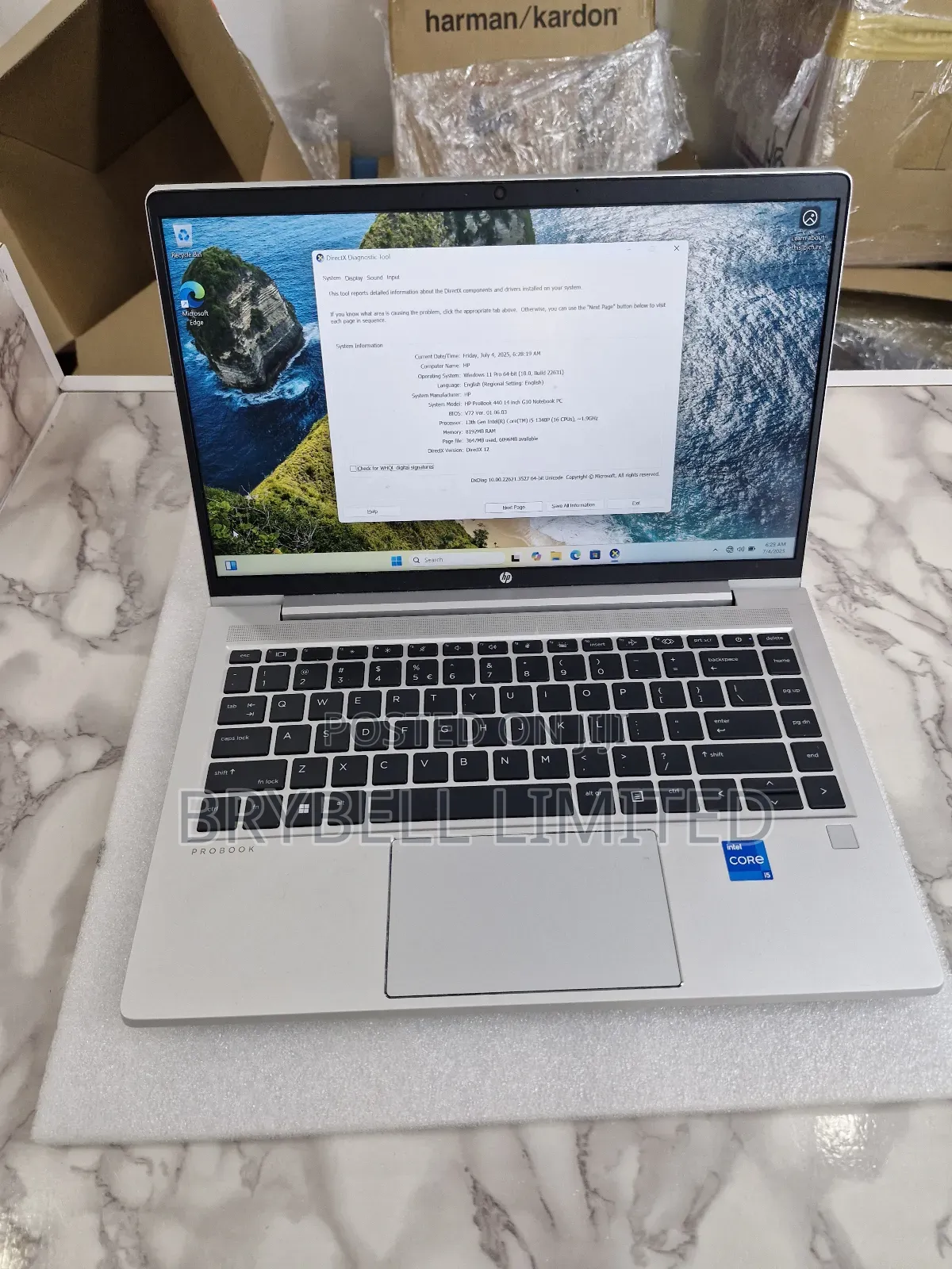 Laptop HP ProBook 440 G10 8GB Intel Core I5 SSD 512GB