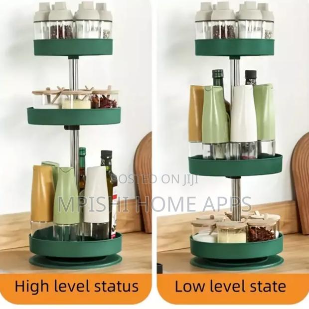 3 Tier Rotating Shelving (Green) - main view