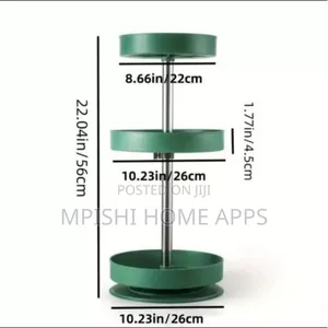 3 Tier Rotating Shelving (Green)