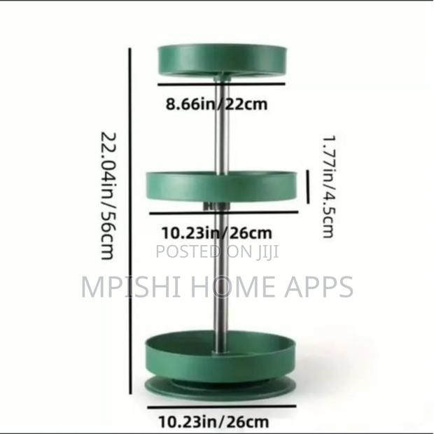 3 Tier Rotating Shelving (Green) - thumbnail 5