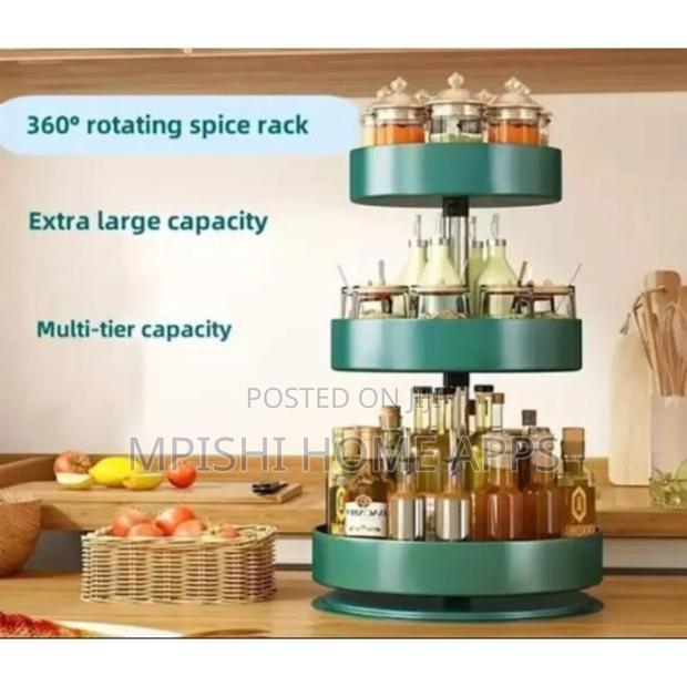 3 Tier Rotating Shelving (Green) - thumbnail 6