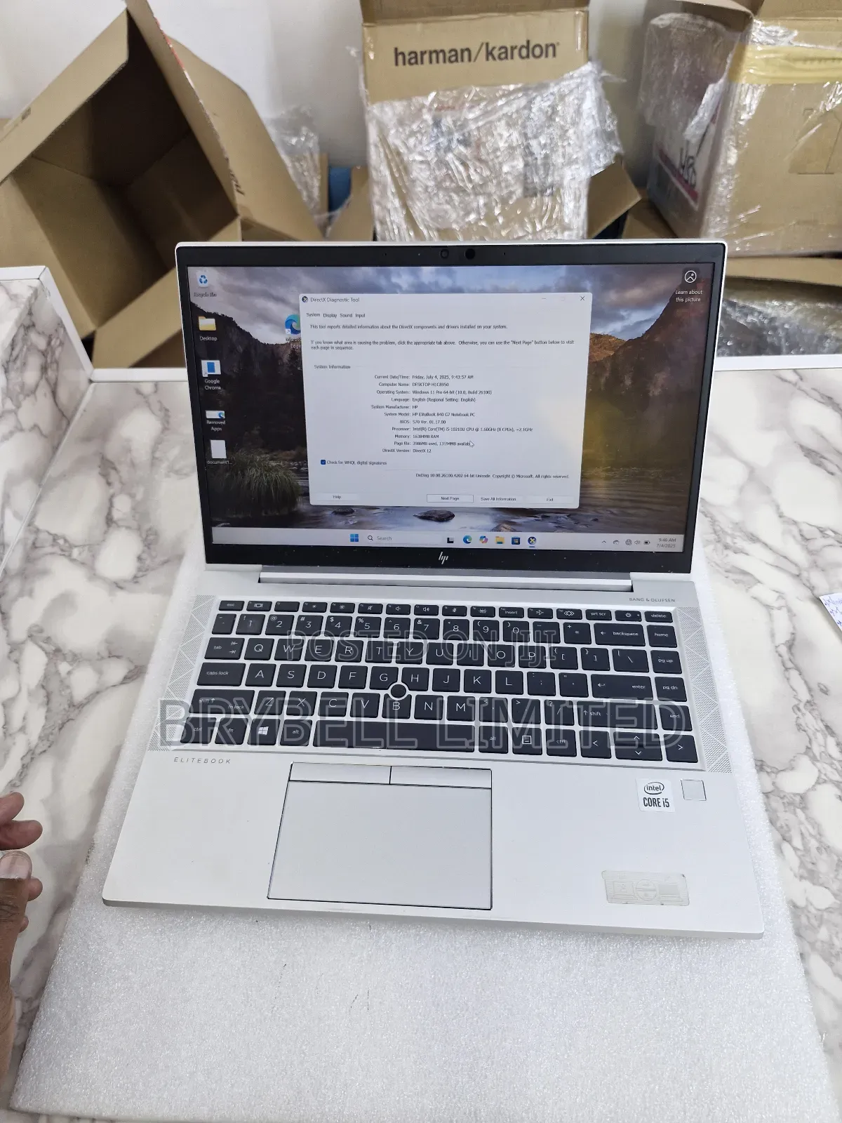 Laptop HP EliteBook 840 G7 16GB Intel Core I5 SSD 256GB