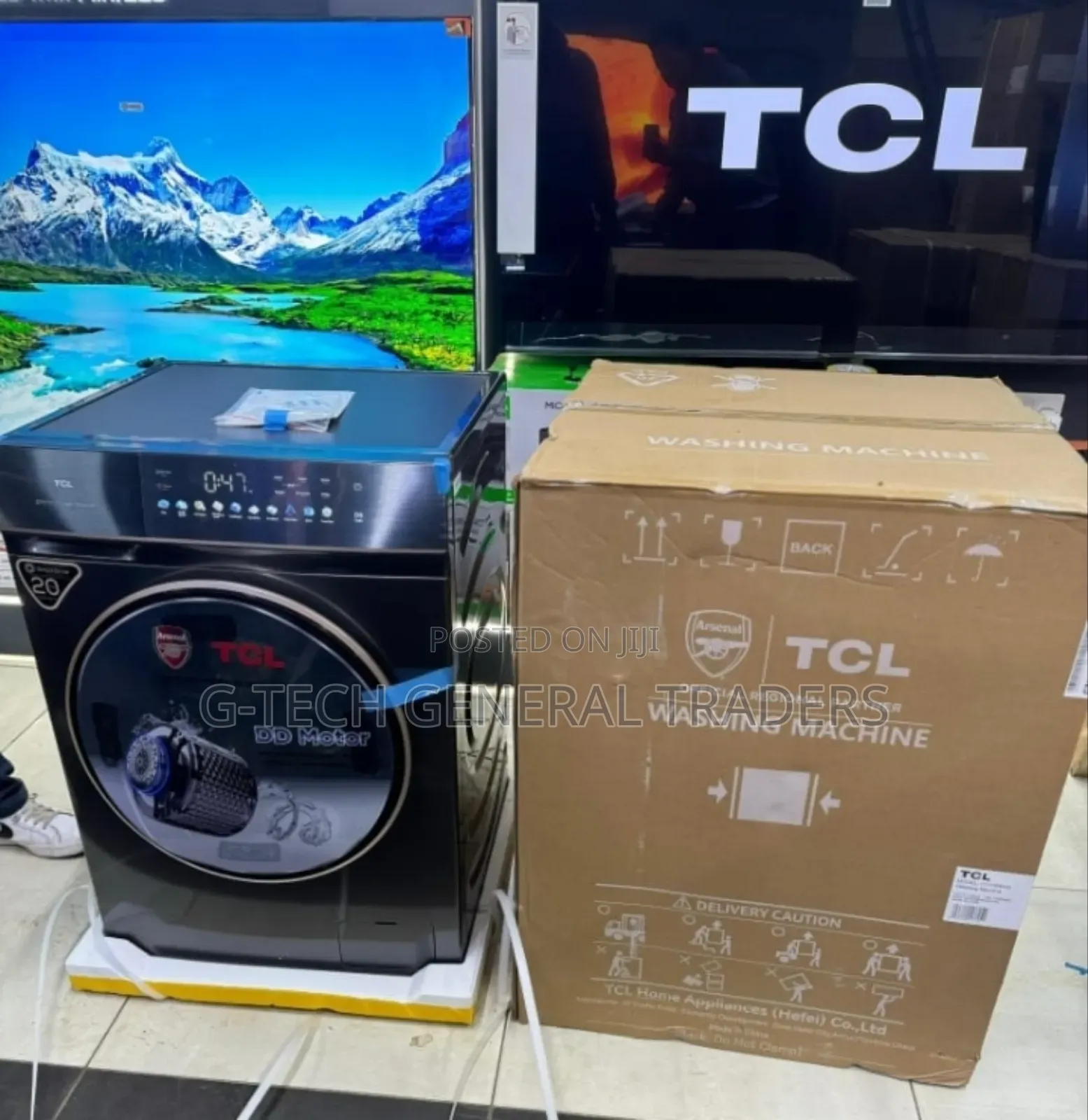 Tcl 12kg Wash And Spin Front Load Washing Machine