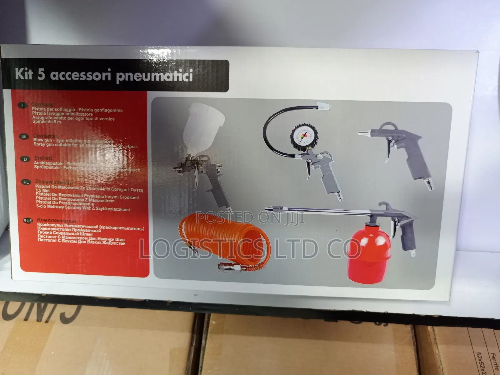 Kit 5 Accessori Pneumatici With Spray Gun