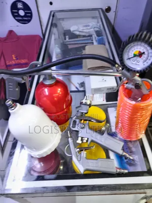 Kit 5 Accessori Pneumatici With Tyre Inflating Gun
