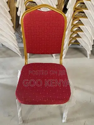 Office Chair ; Gold Stacking Metal Banquet Chair