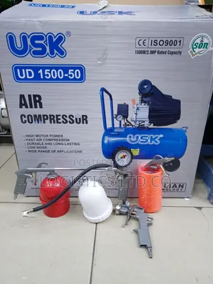Usk 50l Air Compressor With Tyre Inflating Gun