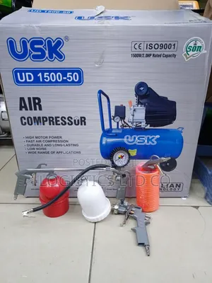 Usk 50l Air Compressor With Tyre Inflating Gun