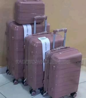 4 in 1 Travelling Suitcase/Briefcase Brown - thumbnail 2