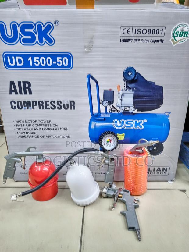 Usk 50l Air Compressor With Spray Gun - main view