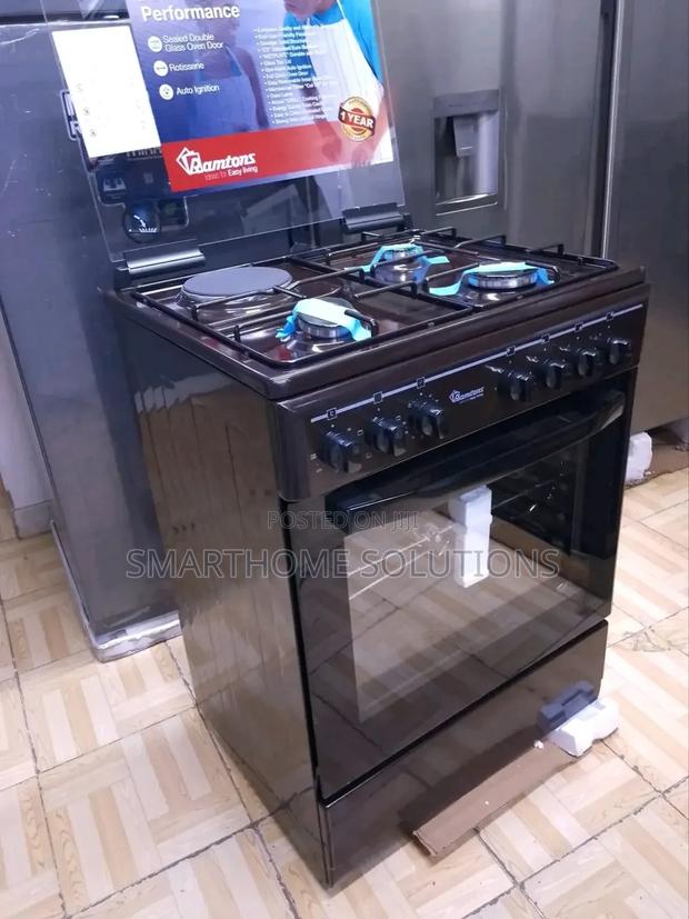 Ramptons 60*60 3gas +1electric Plate Free Standing Cooker