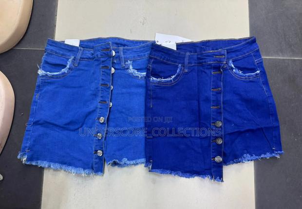 Classy Sassy Denim Skirts - thumbnail 2