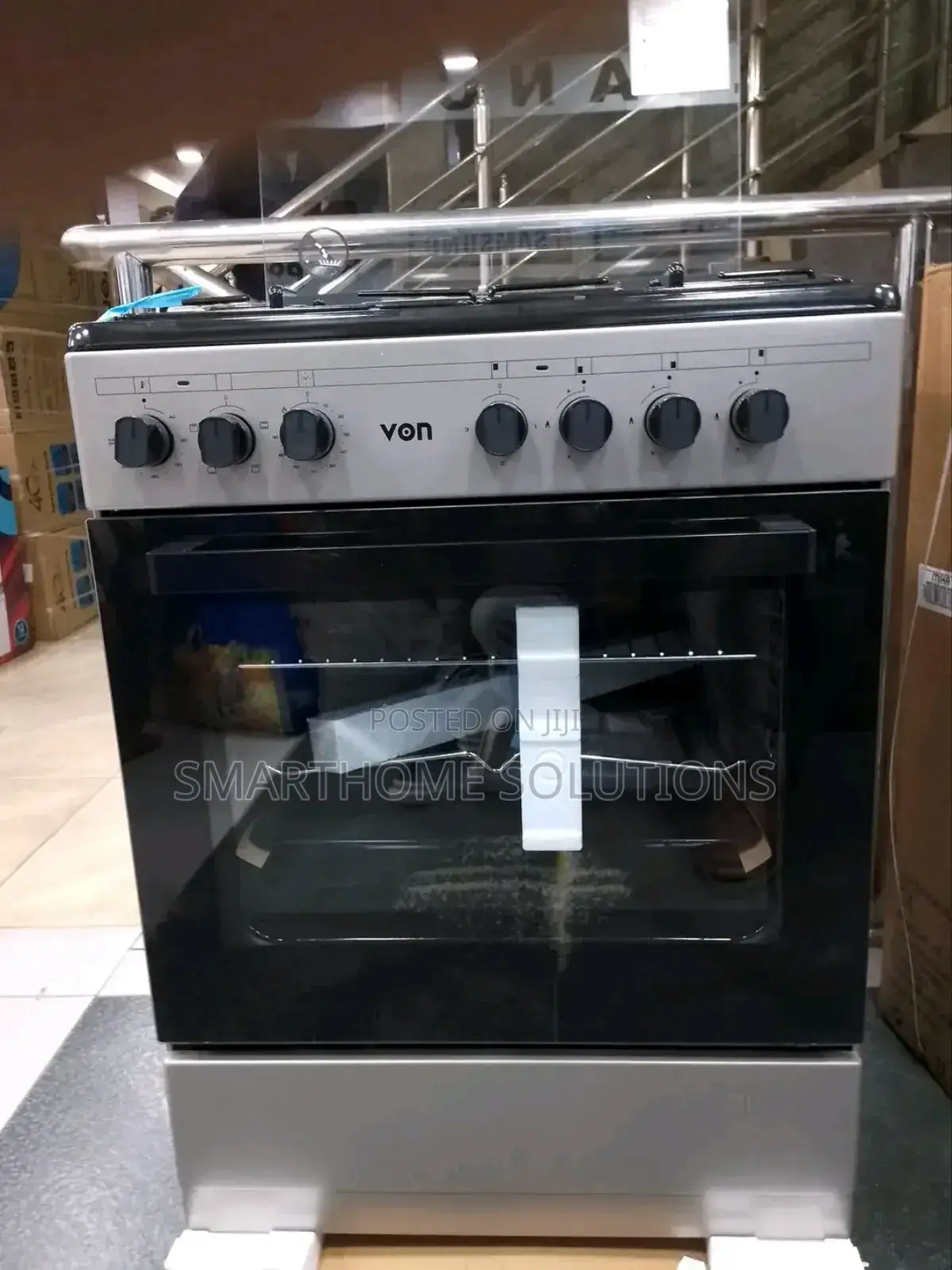 Efficient Stylish – Von 3 Gas + 1 Electric Cooker (60x60