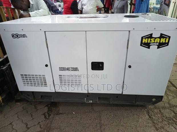 30kva 3-Phase Hisaki Japan Diesel Genset Water Cooled/Ats