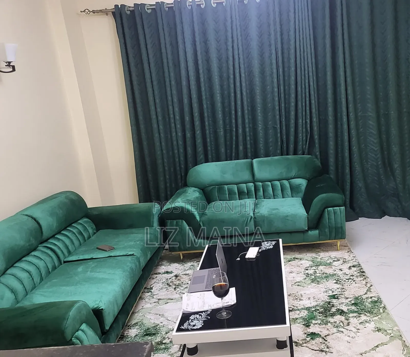 5 Seater Green in Colour