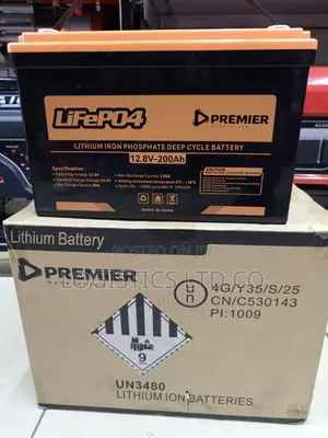 Premier Lifepo4 Lithium Iron Phosphate Battery 200ah 12.8v